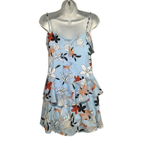 parker carlotta moondance floral sleeveless ruffle dress Size XS - Picture 2 of 7